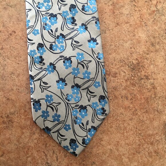 NWT Jason & Vogue silk floral tie - Picture 12 of 16